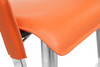 Eleganza Signature Real Leather Bar Stool Tan Orange