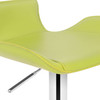 Favoloso Signature Real Leather Bar Stool Lime Green