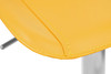 Favoloso Signature Real Leather Bar Stool Mustard