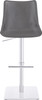 Magnifico Signature Real Leather Bar Stool Charcoal