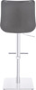 Magnifico Signature Real Leather Bar Stool Charcoal