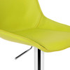 Magnifico Signature Real Leather Bar Stool Lime Green