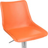 Magnifico Signature Real Leather Bar Stool Tan Orange