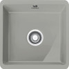 Franke Kubus KBK 110 40 Single Bowl Ceramic Kitchen Sink Pearl Grey Matt