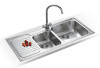 Ex Display Franke Galassia GAX621 Stainless Steel Kitchen Sink