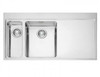 Ex-Display Franke Mythos MMX261 Stainless Steel Kitchen Sink - Right Hand Drainer