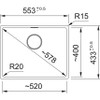 Franke Maris MRG 110-52 Fragranite Kitchen Sink with Single Large Bowl