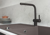 Franke Atlas Neo Sensor Pull-Out Industrial Black Kitchen Tap
