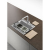 Franke All-In Set2 with Telescopic Bridge, Wooden Chopping Board, Strainer Bowl & Bowl with Wooden Lid