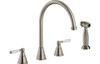 Abode Astbury 3 Part Mixer Tap with Handspray