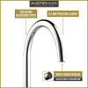 Austen & Co. Ronda Chrome Kitchen Mixer Tap