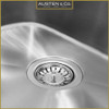 Austen & Co. Amalfi Large Stainless Steel Undermount Single Bowl Kitchen Sink