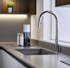 Riobel Solstice Mixer with Pull Down Spray Chrome Kitchen Tap