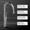 Riobel Solstice Mixer with Pull Down Spray Chrome Kitchen Tap