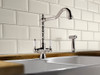 Franke Cotswold Twin Lever Tap - Polished Nickel