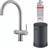 Franke Maris Water Hub Electronic 4L Boiling Water Tap - Decor Steel