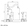 Perrin & Rowe Aquitaine 4746 (with Rinse) Kitchen Tap - Pewter