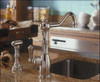 Perrin & Rowe Aquitaine 4746 (with Rinse) Kitchen Tap - Satin Brass