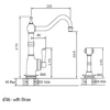 Perrin & Rowe Aquitaine 4746 (with Rinse) Kitchen Tap - Aged Brass