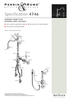 Perrin & Rowe Aquitaine 4746 (with Rinse) Kitchen Tap - English Bronze