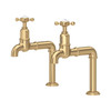 Perrin & Rowe Mayan 4338 (Deck Mounted) Kitchen Tap - Satin Brass