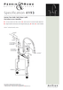 Perrin and Rowe Ionian 4193 Deck Mounted Tap, Lever Handles - English Bronze