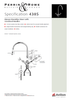 Perrin & Rowe Minoan 4385 Kitchen Tap - Polished Brass