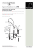 Perrin & Rowe Athenian 4371 Kitchen Tap - Polished Brass