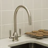 Perrin & Rowe Oberon C Spout 4861 Kitchen Tap - Aged Brass