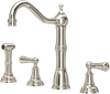 Perrin & Rowe Alsace 4776 (with Rinse) Kitchen Tap - Nickel