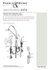 Perrin & Rowe Athenian (with Rinse) 4376 Kitchen Tap - Pewter