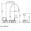 Perrin & Rowe Athenian (with Rinse) 4376 Kitchen Tap - Pewter