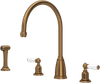 Perrin & Rowe Athenian (with Rinse) 4376 Kitchen Tap - English Bronze