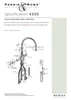 Perrin & Rowe Etruscan 4350 (with Rinse) Kitchen Tap - Pewter