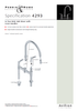 Perrin & Rowe Io 4293 Kitchen Tap - Polished Brass