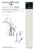 Perrin & Rowe Mimas - C Spout 4846 (with Rinse) Kitchen Tap - English Bronze