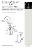 Perrin & Rowe Oberon - C Spout 4866 (with Rinse) Kitchen Tap - English Bronze