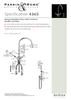 Perrin & Rowe Minoan 4365 (with Rinse) Kitchen Tap - Gold