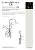 Perrin & Rowe Minoan 4365 (with Rinse) Kitchen Tap - Satin Brass