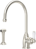 Perrin & Rowe Parthian 4346 (with Rinse) Kitchen Tap - Pewter