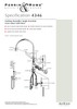 Perrin & Rowe Parthian 4346 (with Rinse) Kitchen Tap - English Bronze