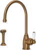 Perrin & Rowe Parthian 4346 (with Rinse) Kitchen Tap - English Bronze