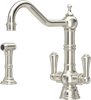 Perrin & Rowe Picardie 4766 (with Rinse) Kitchen Tap - Pewter