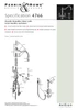 Perrin & Rowe Picardie 4766 (with Rinse) Kitchen Tap - Polished Brass
