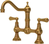 Perrin & Rowe Provence 4751 (Lever Handles) Kitchen Tap - Aged Brass