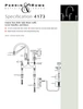 Perrin & Rowe Ionian 4173 (with Rinse) Kitchen Tap - Pewter