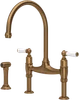 Perrin & Rowe Ionian 4173 (with Rinse) Kitchen Tap - English Bronze