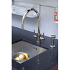Perrin & Rowe Orbiq 4312 Handrinse Kitchen Tap - Pewter