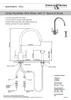 Perrin & Rowe Orbiq 4312 Handrinse Kitchen Tap - Aged Brass