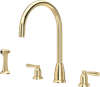 Perrin & Rowe Callisto 4891 Kitchen Tap - Polished Brass